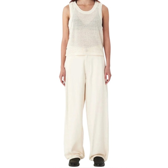 Obey Tops - Obey Hudson Mesh Tank Top White Size S NWT | Streetwear Y2K Minimalist